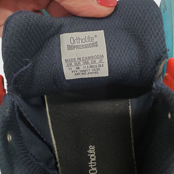 Salomon Ultra Glide 2 Trail Running Shoes Ortholite Size 11.5 Blue & White - Picture 5 of 9